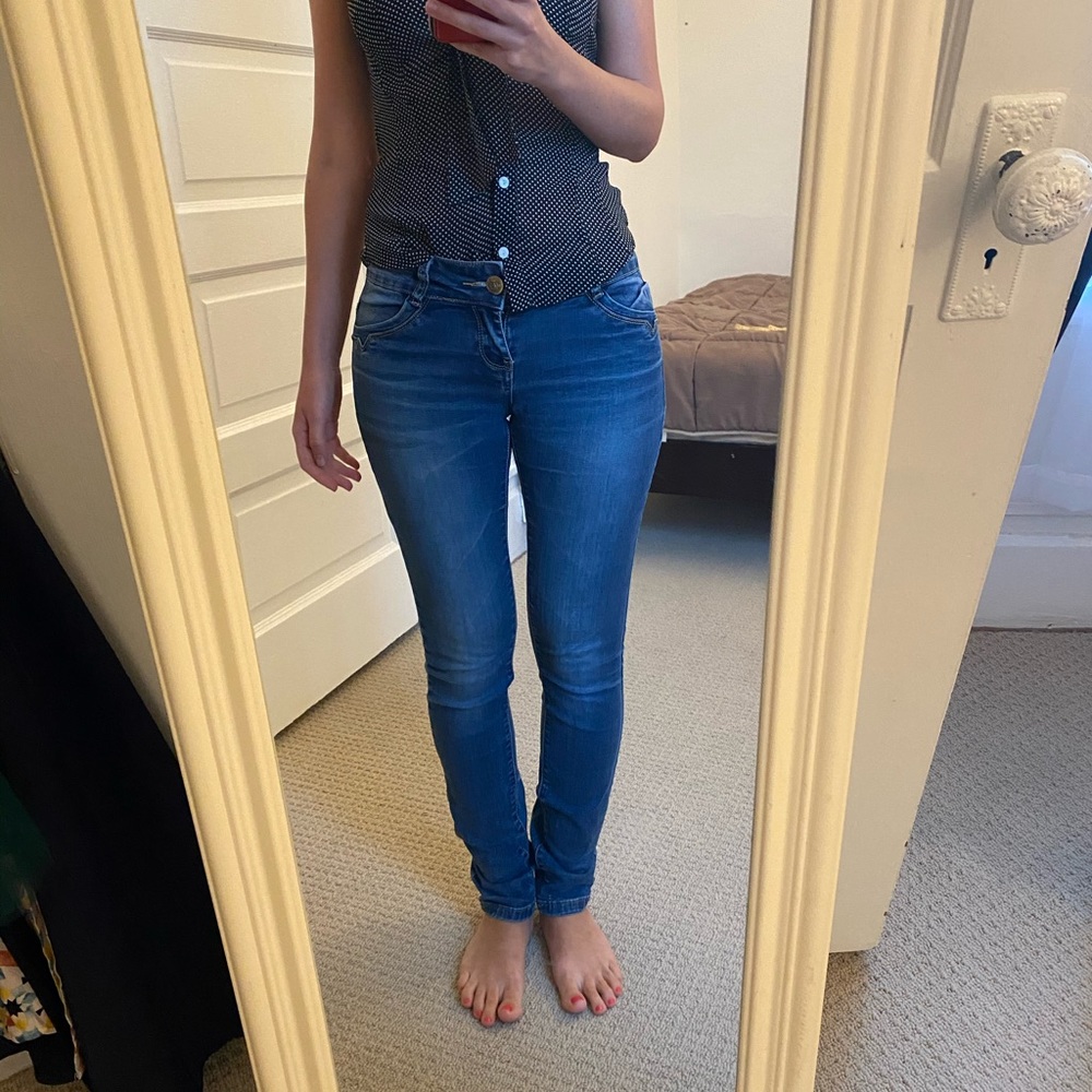 Classic blue jeans